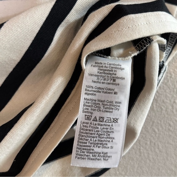 NWT J.Crew Boatneck muscle T-shirt in Carter stripe mariner cotton Small - Picture 11 of 11